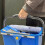 Premium Window Scrubber And Squeegee Set Has 3 Gallon Holder For 4
