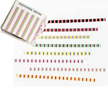 8 Rolls Decoratief Papier Tapes 3mmX5m Dot- Naast elkaar
