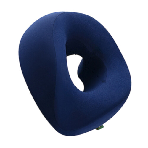 Ergonomisch traagschuim gezichtskussen-Marineblauw Standaard