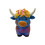 Statue de vache des Highlands pour décorations extérieures, 1
