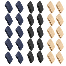 30pcs Flexible Waistband Rings Stretch Belt Twist Pattern Sewing