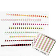 8Rolls 3mmX5m Decorative Tape Dot Striped Pattern Craft-Side by