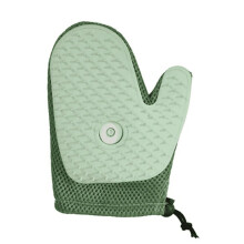 Professionele Deshedding Handschoen Sprays-Enkele lichtgroen