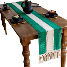 Seasonal Table Cover Scratch Proof East-30*160cm Green