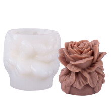 Rose Candle Mallen Gietstukken Mallen Epoxyhars Mallen 3D-C