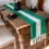 Tafelloper Duurzaam polyester Kerstdiner-30*160 cm Rood 7
