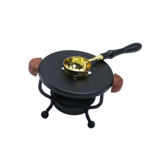 Miniature Wax Melting Pot With Heat Resistant Handle Iron-2