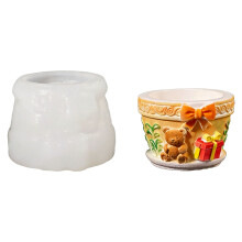 Moules en Silicone texturés avec nœud papillon de-cadeau d'ours