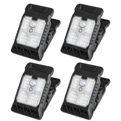 Solar Powered Clip On Light With Motion Sensor For Outdoor-A 4