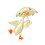 Broche en alliage en forme de canard délicat, pour usage-Or 1