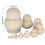 Blank Wooden Big Belly Shape Russian Nesting Doll Unpainted 2