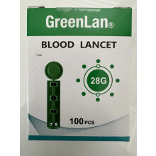 Greenlan Blood Lancet x 100 - 28g