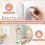 200Pcs Clear Socket Protector Safety Outlet Plug Covers 5