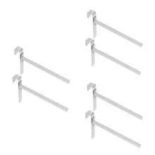 6Stk Bienenstock Füße Beehive Stand Metall Silber