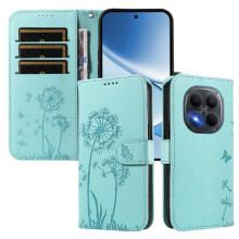 Compatible with Xiaomi Redmi Note 15 Pro 5G Flip Case Stylish And Protective with Card Slots And Wrist Strap Dandelion Print Leather Phone Case