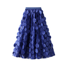 (One Size, Blue) Jupe en tulle et streetwear.