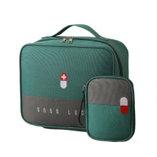 New Zippered First Aid Bag Medication Organizer Emergency Pouch Carrier