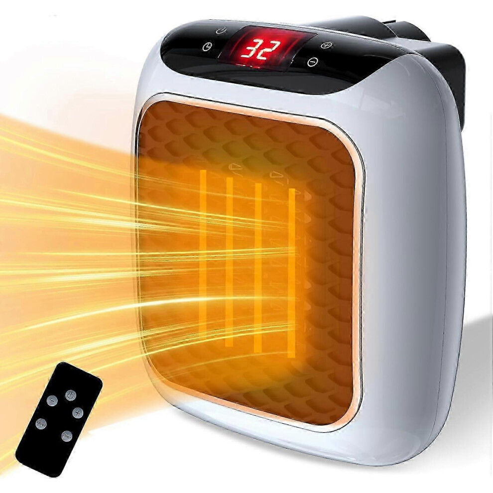 Energy-Efficient Electric Heater With 800W Power Featuring 2 Operating Modes Ptc Ceramic Technology Heater Guard And A Remote Control 9488771722047