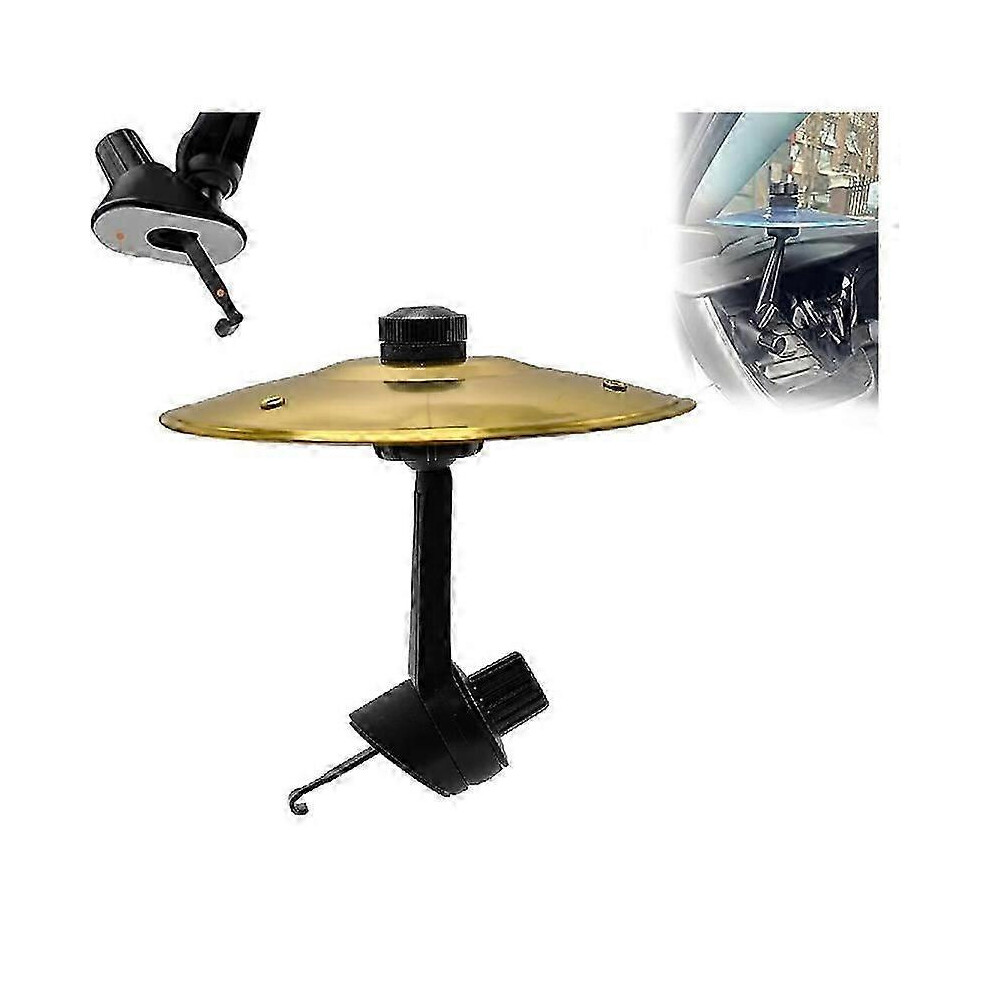 2025 Car Air Vent Cymbal Mini Drum, Fun Musical Toy with Vent Mount for Dashboard Car Interior Decor Accessories