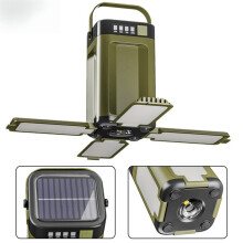 New Ly24 500lm Multifunctional Outdoor Four-Leaf Folding Camping Ambient Light with Solar Power