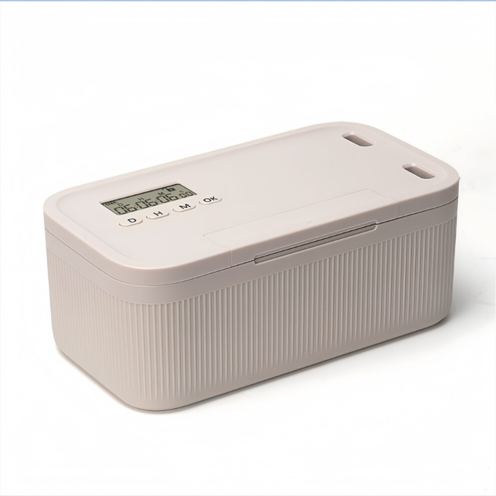 Lockable Storage Box, Locking Medicine Box, Cell Phone Locked Jail, Containers Bin