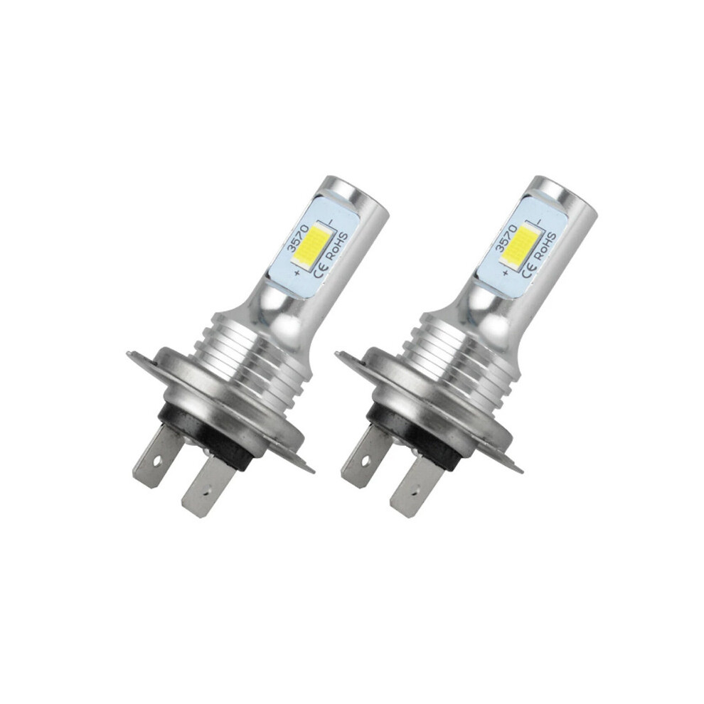 2Pcs H7 Led Headlight Bulbs Conversion Kit High Low Beam 80W 4000Lm 6000K White 9488771726090