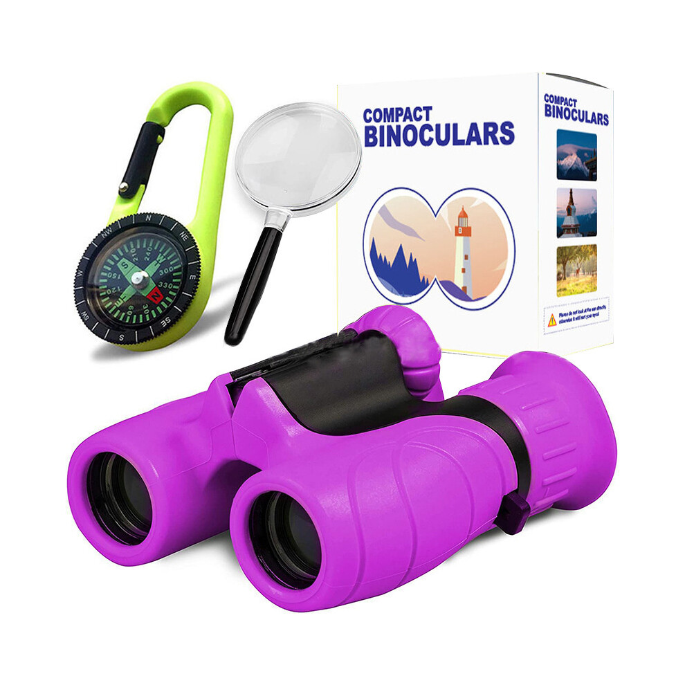 8X21 Kids Exploration Kit With Binoculars Compass And Magnifying Glass For Ages 3-12 Outdoor Discovery 9488771729787