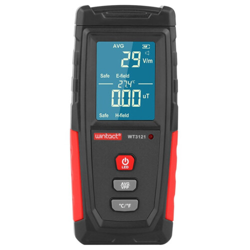 Electromagnetic And Magnetic Radiation Detector Lcd Emf Tester Meter Phone Computer Electromagnetic Radiation Detector