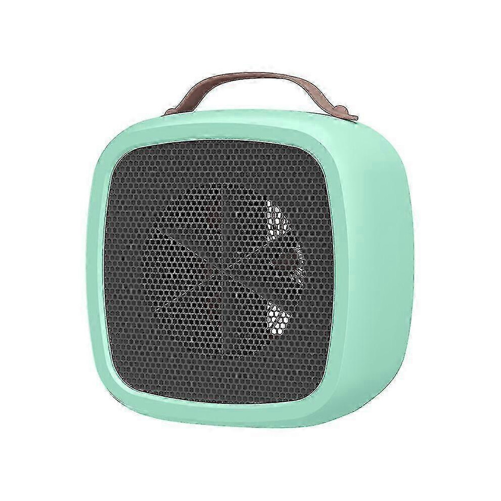 Battery Powered Space Heater - Compact Electric Mini Fan Heater With Thermostat