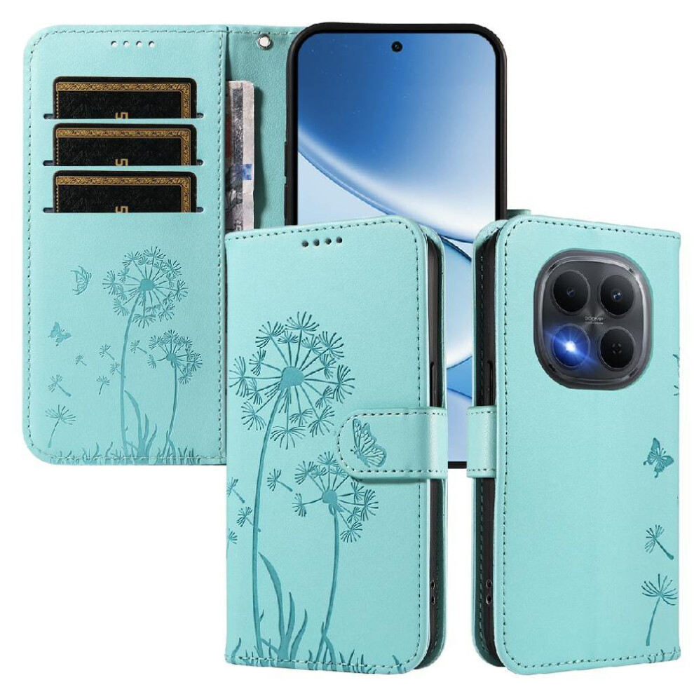Compatible With Xiaomi Redmi Note 15 Pro 4G Flip Case Dandelion Print Leather Phone Case With Card Slots And Wrist Strap Stylish And Protective 764563338924