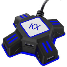 Compatible con adaptadores de teclado y ratón para Ns/ Ps5/ Ps4/ Ps3/X Series