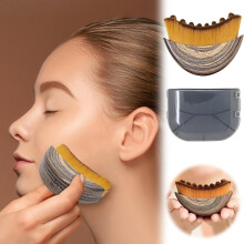 Cepillo facial para el contorno linfático, cepillo facial para cepillado en seco, masajeador de drenaje linfático