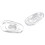 25 Pairs Silicone Eyeglass Nose Pads Oval Push 1