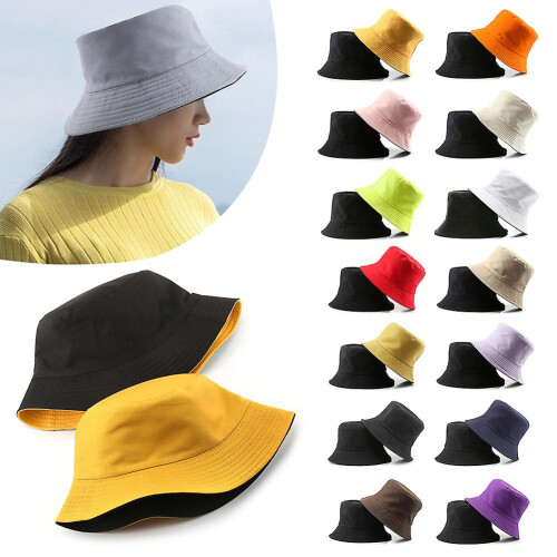 Simple Causal Hat with Double Side Comfortable Breathable Sun Hat for Camping Hiking 1