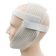 Super Deluxe Kinnriemen in Weiß für CPAP-Nutzer gegen Mundtrockenheit und Schnarchen