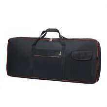 Borsa per il trasporto di tastiera a 88 tasti con maniglie, doppia cerniera e design impermeabile.