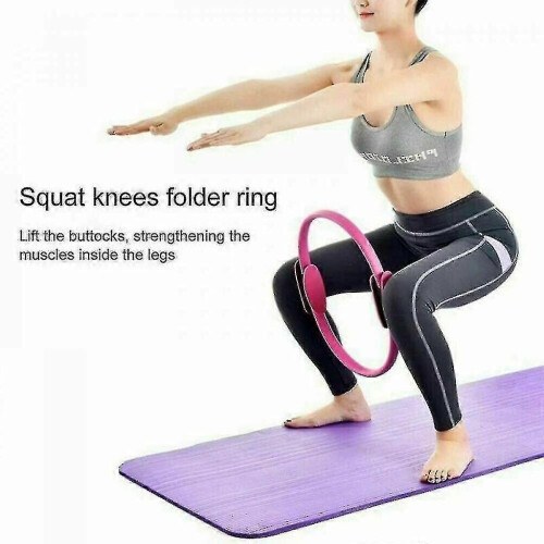 Pilates-Ring Widerstandsring Doppelgriff Pilates Yoga-Ringe Übung 1