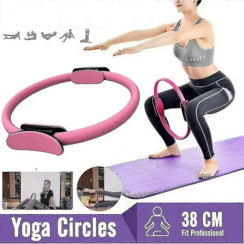 Pilatesring Modstandsring Dobbelt Grip Pilates Yogaringe Træning 2