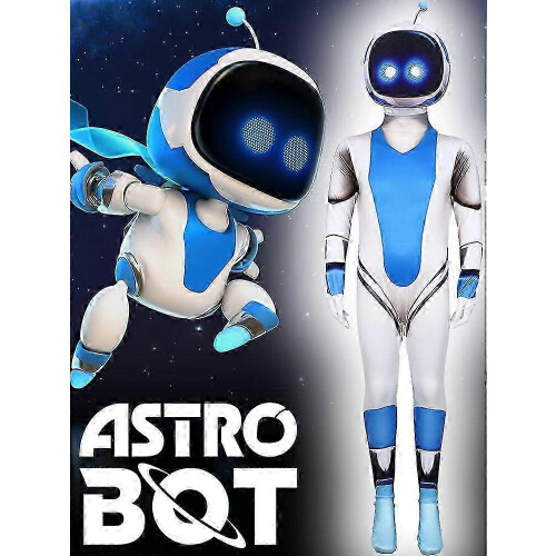 Astro Bot Cosplay kostým Overal Párty Maškarní šaty Bodysuit 1