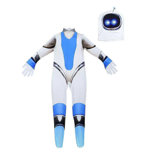 Astro Bot Cosplay Kostuum Jumpsuit Feest Verkleedpak Bodysuit 2