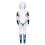 Astro Bot Cosplay kostým Overal Párty Maškarní šaty Bodysuit 4