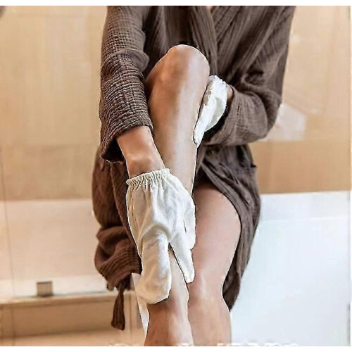 2025 Garshana-handsker Råsilkemassagehandsker Ayurvedisk massage 2