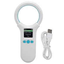 Microchiplezer voor huisdieren, USB, 1,44 inch TFT LCD, 134,2 kHz, 125 kHz, EMID FDX B, scanner voor dierenchips (varken, hond, kat).