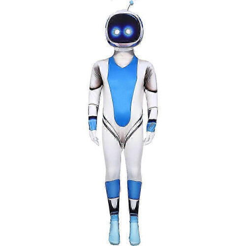 Astro Bot Cosplay kostým Overal Párty Maškarní šaty Bodysuit