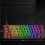 Mechanical Keyboard - Free Wolf T60 Mechanical Single Keyboard Black Blue Axis Mixed Light 3