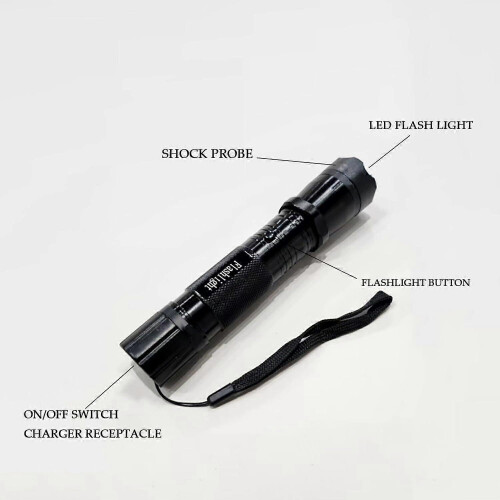 Gootatic Voltguard V95 Stun Torch – Light The Way,Gootatic Stun Flashlight 2