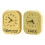 Horloge de bureau analogique à piles, horloges de Table-UN 3