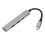7-in-1 USB 3.0 Hub USB-C Dock Silver 11cm 16