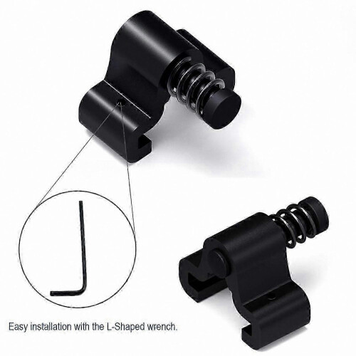 Adjustable Sliding Door Stopper Replacement Hardware for Rail Track Systems 1
