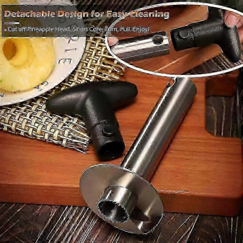 Upgraded Pineapple Cutter with Reinforced Thick Stainless Steel Blade - Sharp & Efficient 2